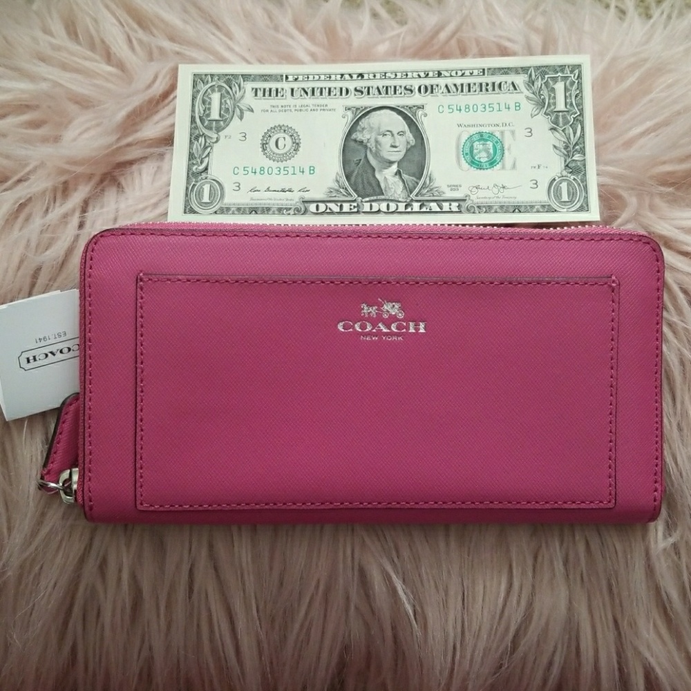 Coach zipper wallet